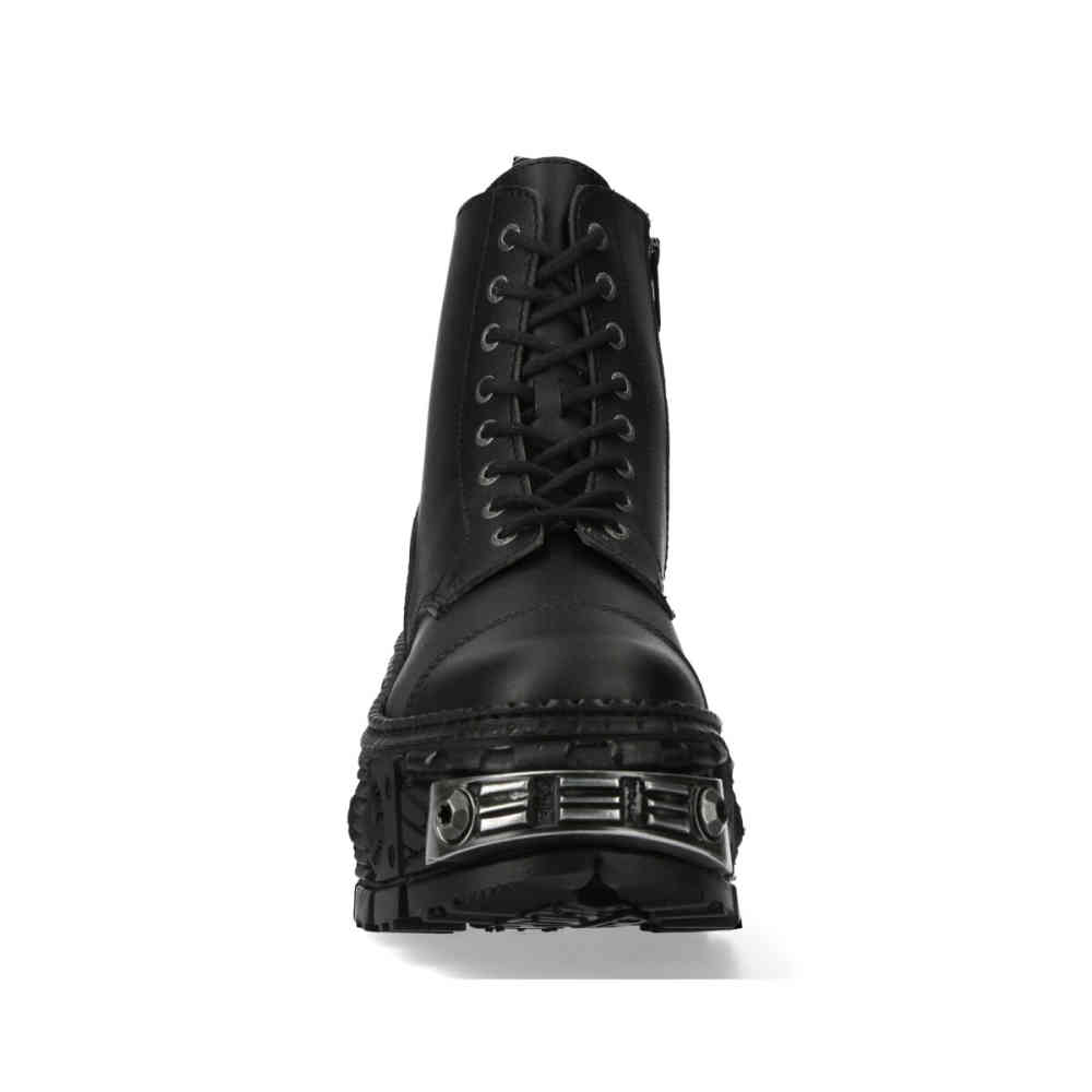 New Rock - M-WALL083C-V2 Plateau Laarzen - Zwart